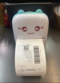 Mini stampante bluetooth per etichette e immagini