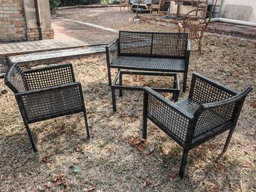 Set poltrone da giardino