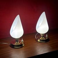 Coppia lampade da comodino Mid Century Italia 50s