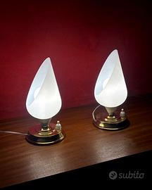 Coppia lampade da comodino Mid Century Italia 50s