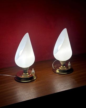 Coppia lampade da comodino Mid Century Italia 50s