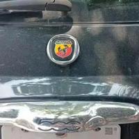 2 pz adesivo Abarth cofano macchina Fiat 