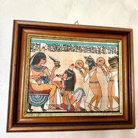 Collezionismo Egyptian papirus with scenes