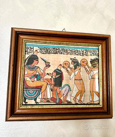 Collezionismo Egyptian papirus with scenes