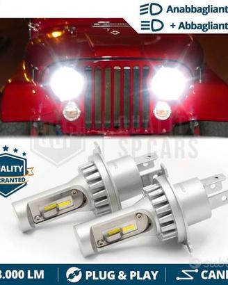 Lampadine LED per Fari JEEP WILLYS CJ Luci Bianche