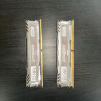 RAM Ballistix by Micron 16GB (2x8GB) DDR4 3000MHz