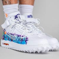 Nike Air Force 1 Mid Off-White Graffiti White