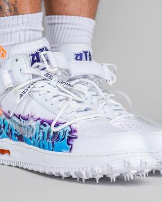 Nike Air Force 1 Mid Off-White Graffiti White