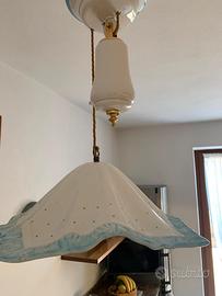 Lampadario da cucina stile country
