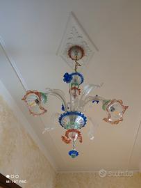 lampadario  di murano 