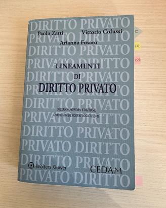 Libro lineamenti di diritto privato