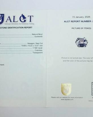 pietra Berillo 17.80ct