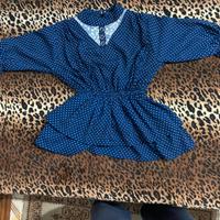💙 Blusa "Charme Navy a Pois" 🎀