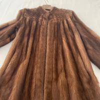 cappotto di pelliccia in visone mink
