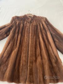 cappotto di pelliccia in visone mink