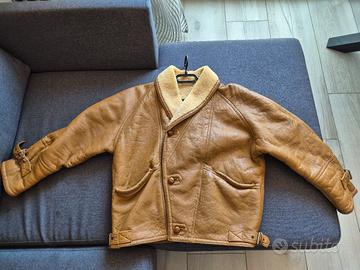 Giacca Montone shearling originale Vintage anni 80