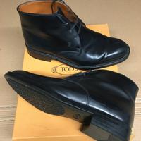Polacchine Tod's pelle nera taglia 8