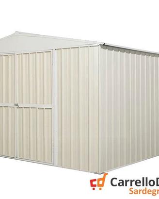 Box prefabbricato in acciaio 360x430cm avorio