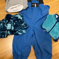 Set tuta da sci, pile e termica