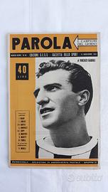 Rivista juventus calcio CARLO PAROLA 1951