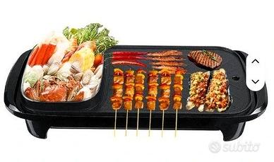Grill Elettrico con Pentola