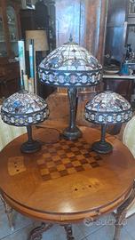 trittico lampade tiffany