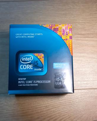 Intel core i5-650 con ventola raffreddamento