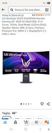 monitor 45 oled lg 45GX950A SOTTOCOSTO