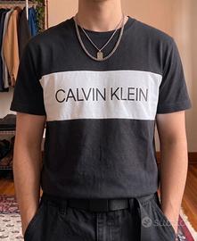 T-shirt maglietta Calvin Klein uomo blu - tg M