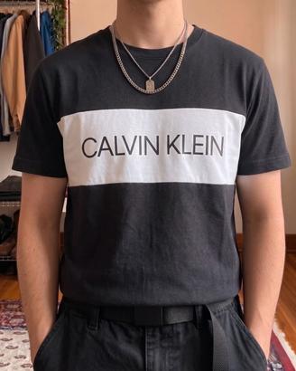 T-shirt maglietta Calvin Klein uomo blu - tg M