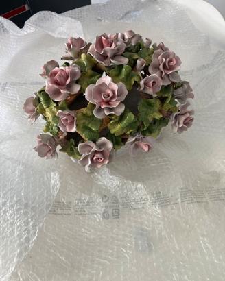 Soprammobile ceramica vaso fiori