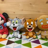 Peluches Tom e Jerry + Topolino