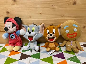 Peluches Tom e Jerry + Topolino