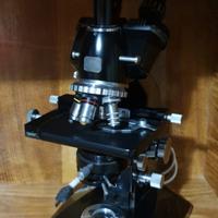 Microscopio con lenti