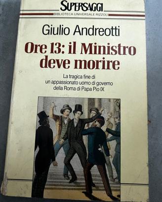Libro Ore 13: il ministro deve morire Andreotti 91