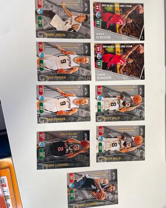 Lotto 9 Carte NBA Spurs