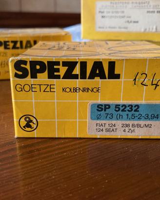 Goetze SP 5232 serie fasce pistoni FIAT 124