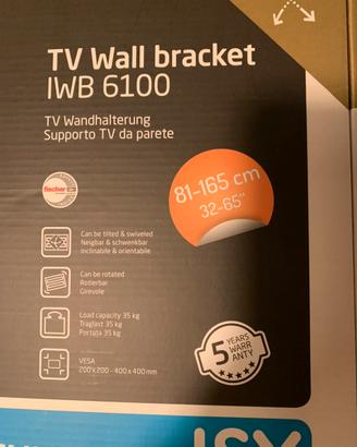 Supporto TV ISY IWB6100 Full Motion 32”-65”