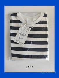 maglietta a righe zara 1 anno e 1/2 18 mesi 86cm