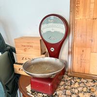 Bilancia Vintage VIS Rossa Anni 50 Arredo Bar