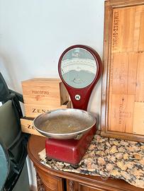 Bilancia Vintage VIS Rossa Anni 50 Arredo Bar