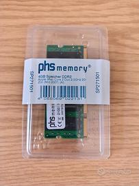 PHS-memory 4GB RAM DDR2 SO DIMM 800MHz PC2-6400S