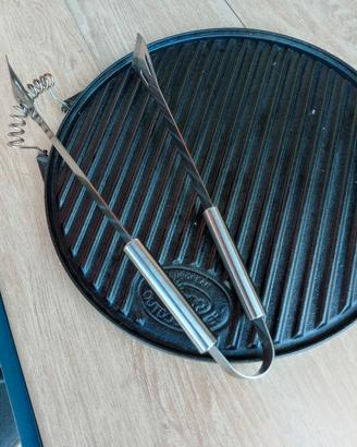Piastra in ghisa 40cm Outdoorchef Come 