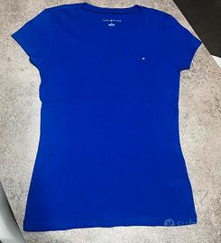 T-shirt donna Tommy Hilfiger Blu Elettrico - Tg. S