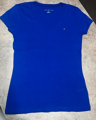 T-shirt donna Tommy Hilfiger Blu Elettrico - Tg. S