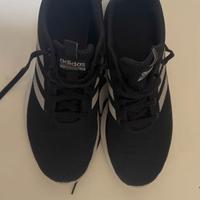 scarpe sportive adidas indoor tg 38 nere