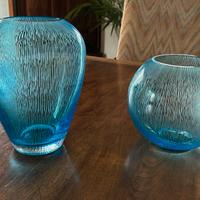 Coppia di vasi blu/azzurro marchio Comtesse