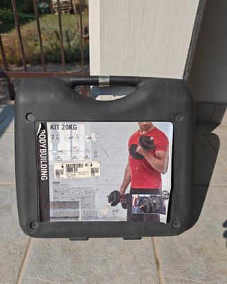 Kit manubri DOMYOS Decathlon 20 kg con valigetta