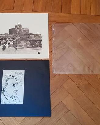 Castel Sant'Angelo e disegno Georges de Canino '88