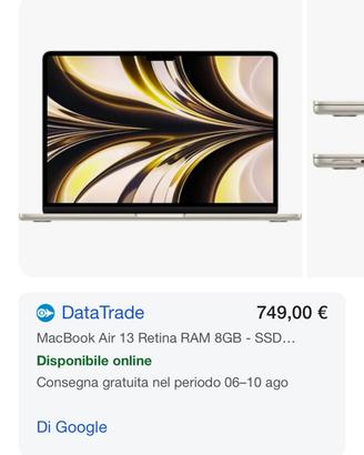Macbook air 2022